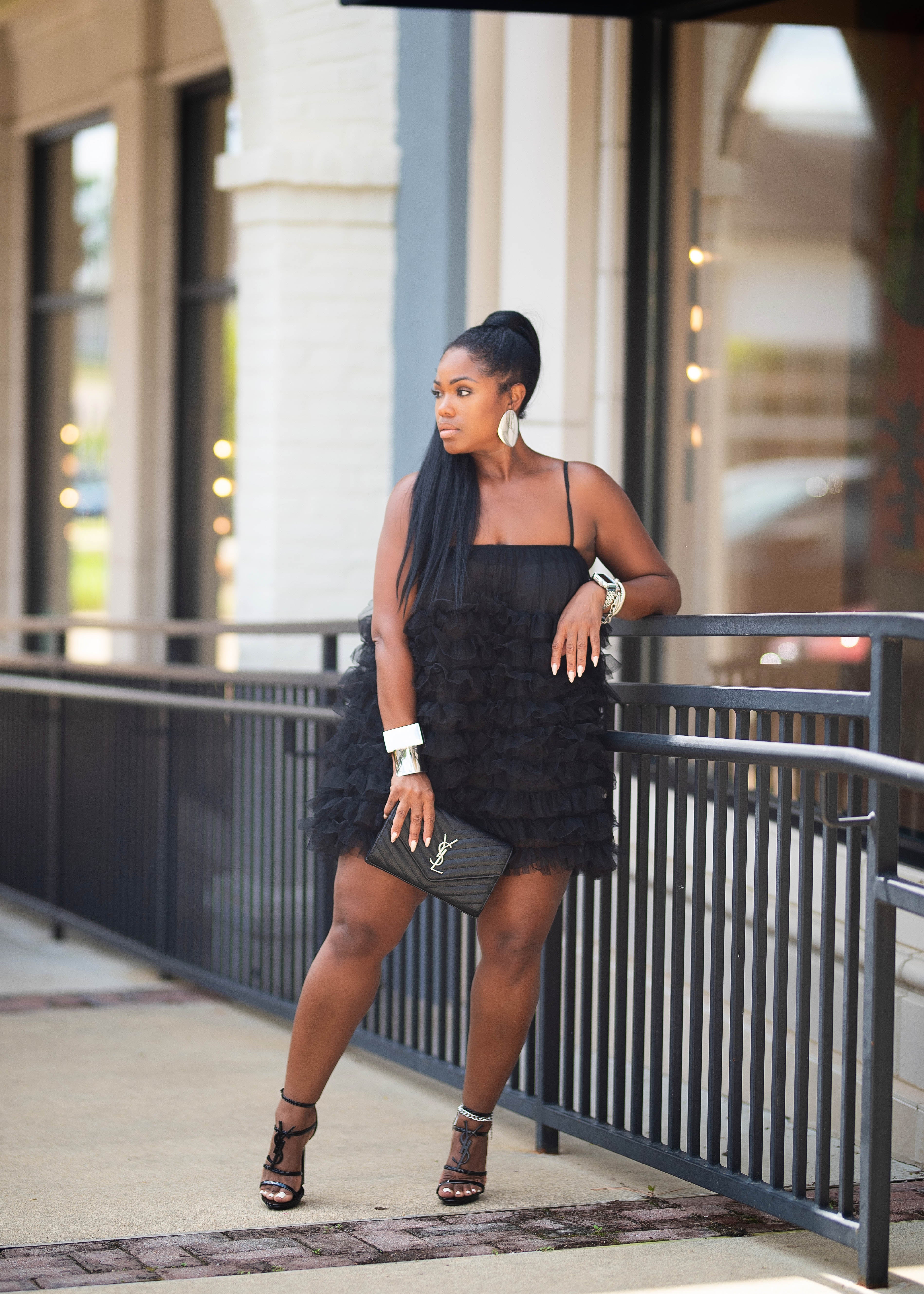 BiBi | Tulle Mini Dress {BLACK} PLEASE READ DESCRIPTION