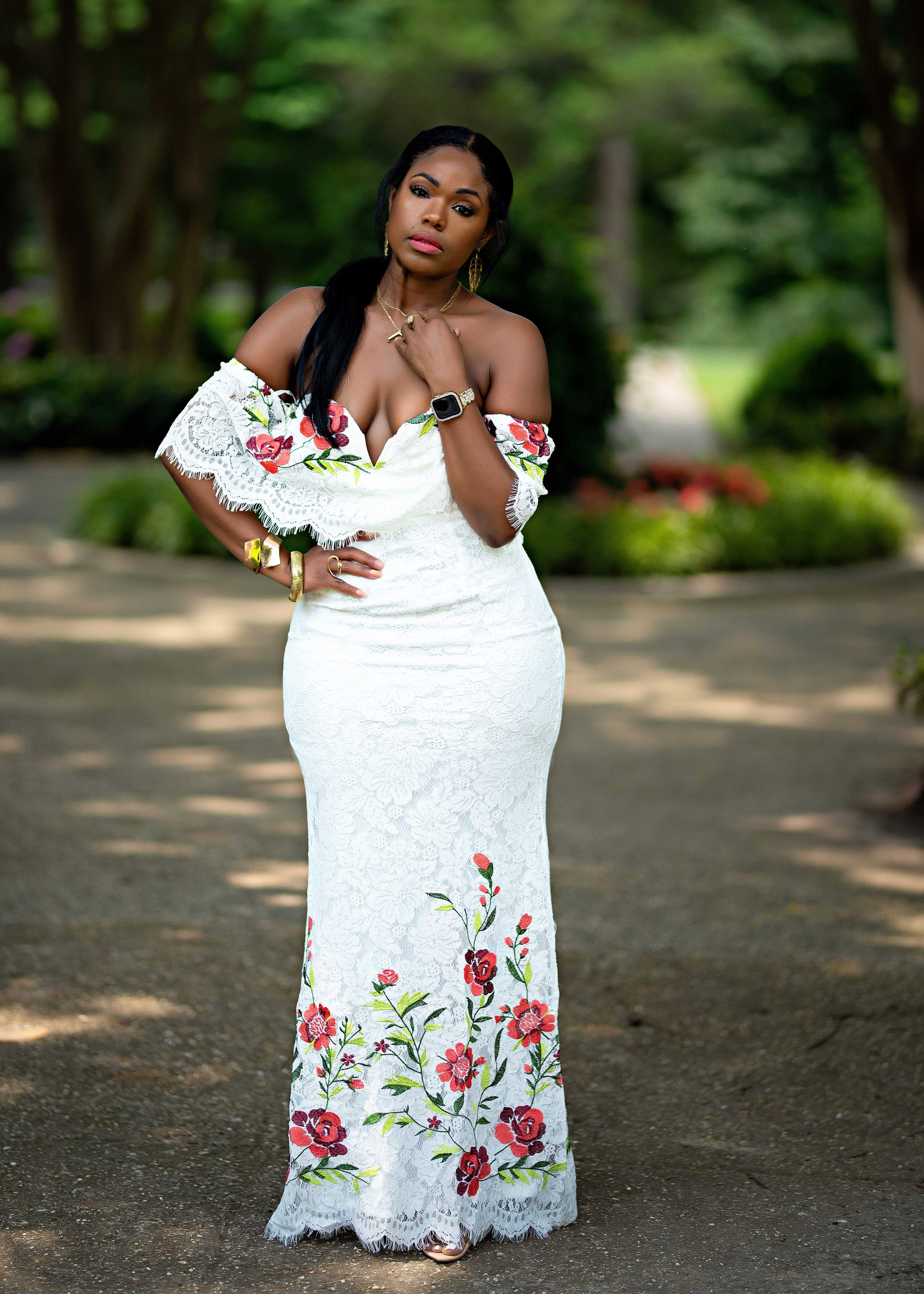 Carlie | Lace Maxi Dress {Cream} PLEASE READ DESCRIPTION