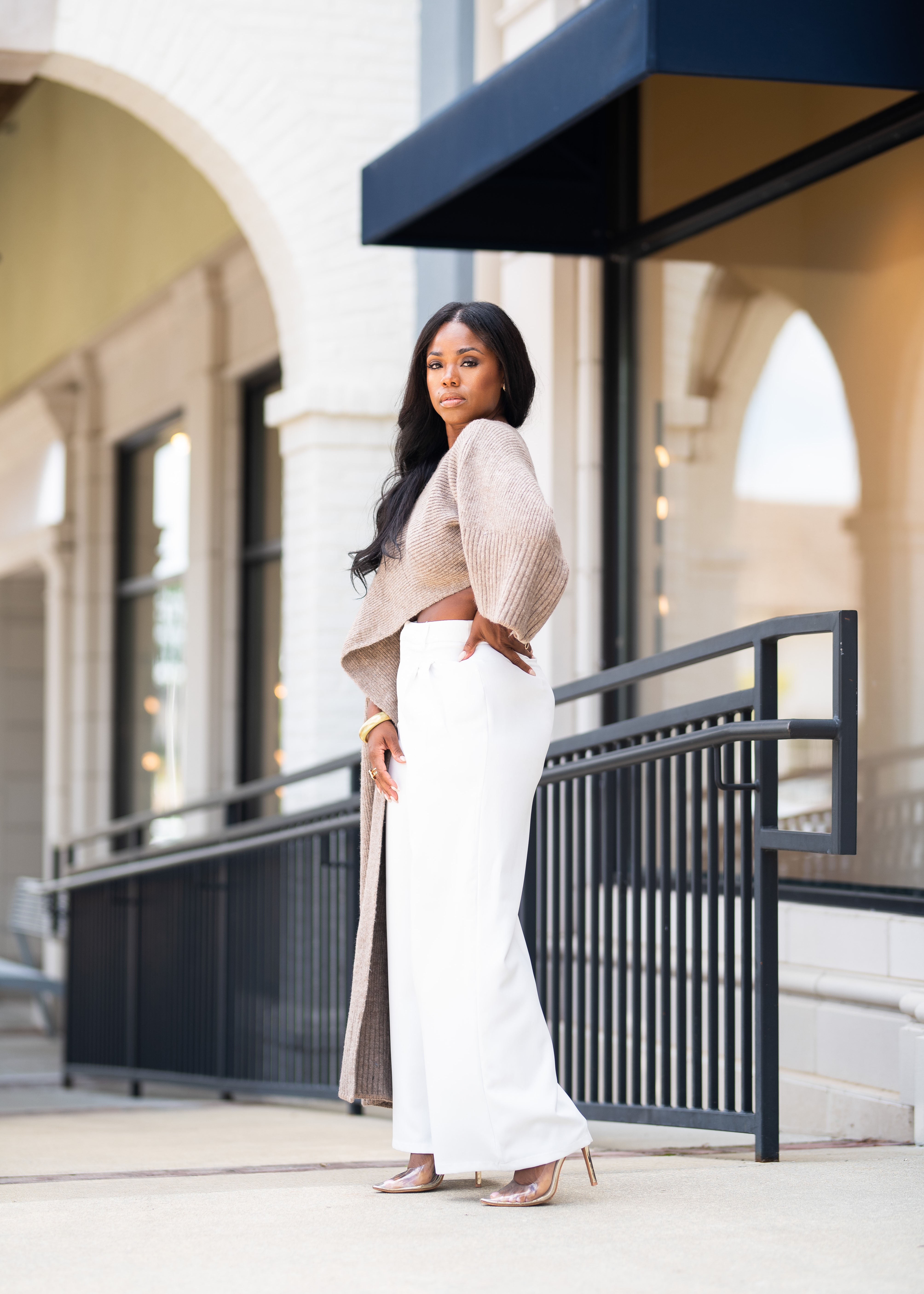 Joriah | Asymmetrical Crop Sweater {Taupe}| PREORDER PLEASE READ DESCRIPTION