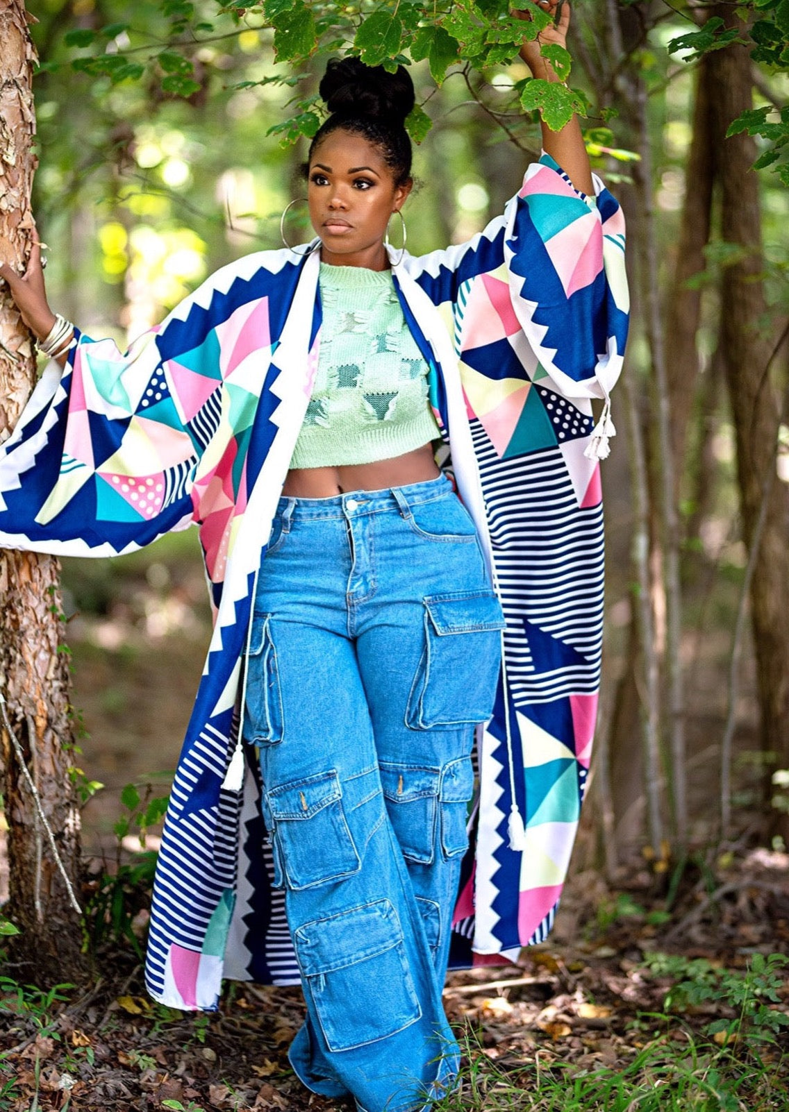 Fergie | Cotton Style Kimono {Triangle} PREORDER