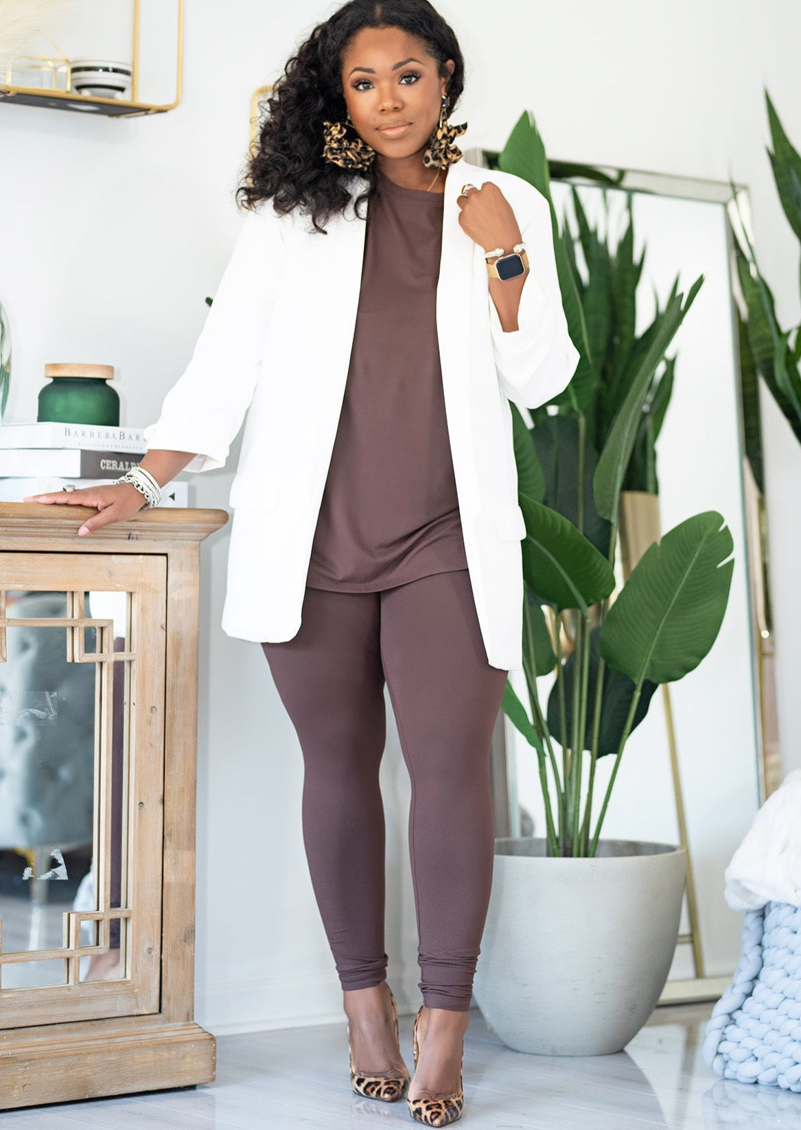 Ena | 2 Piece Set {Deep Brown}