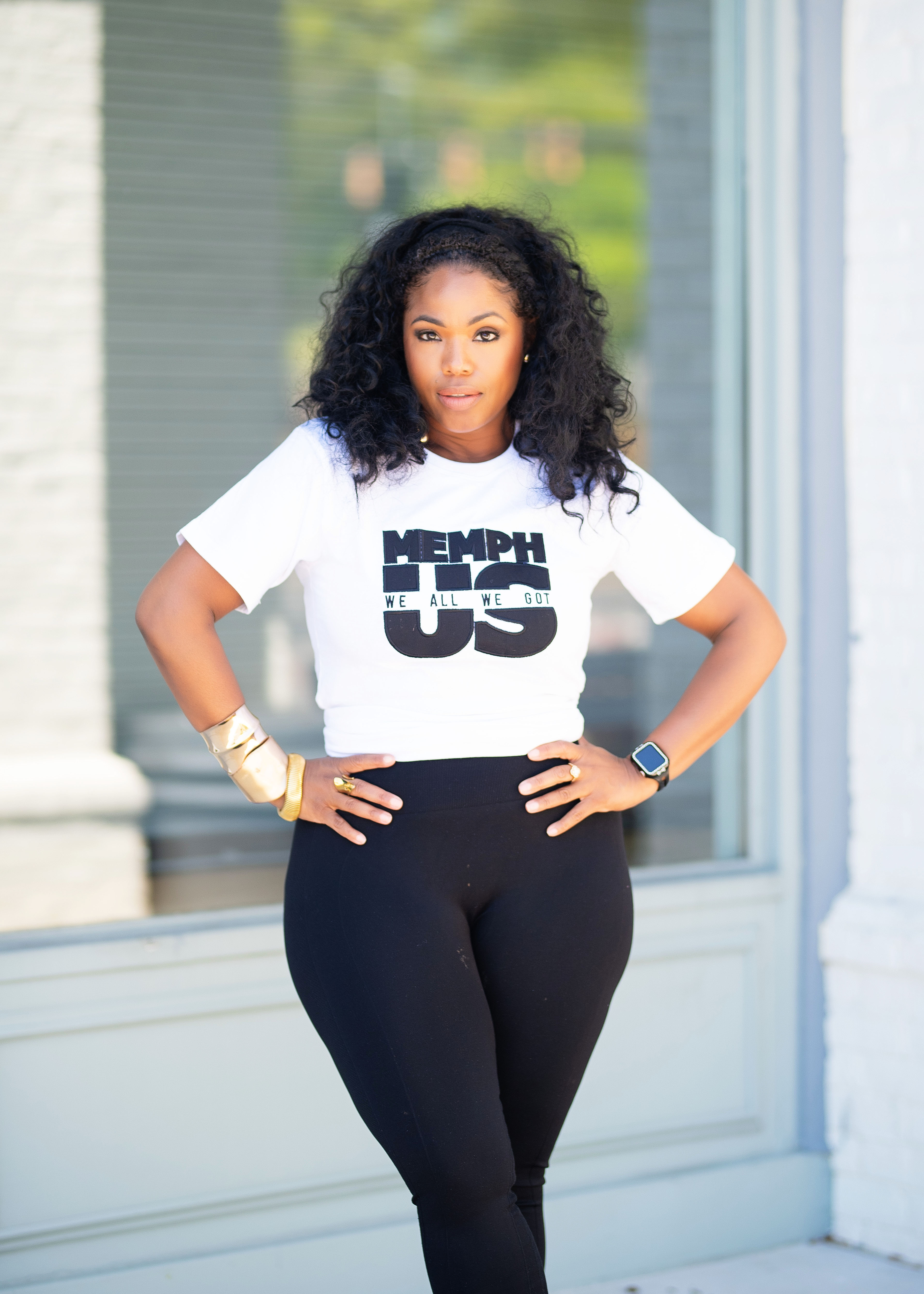 RETRO MemphUS TEE {White + Black} PLEASE READ DESCRIPTION
