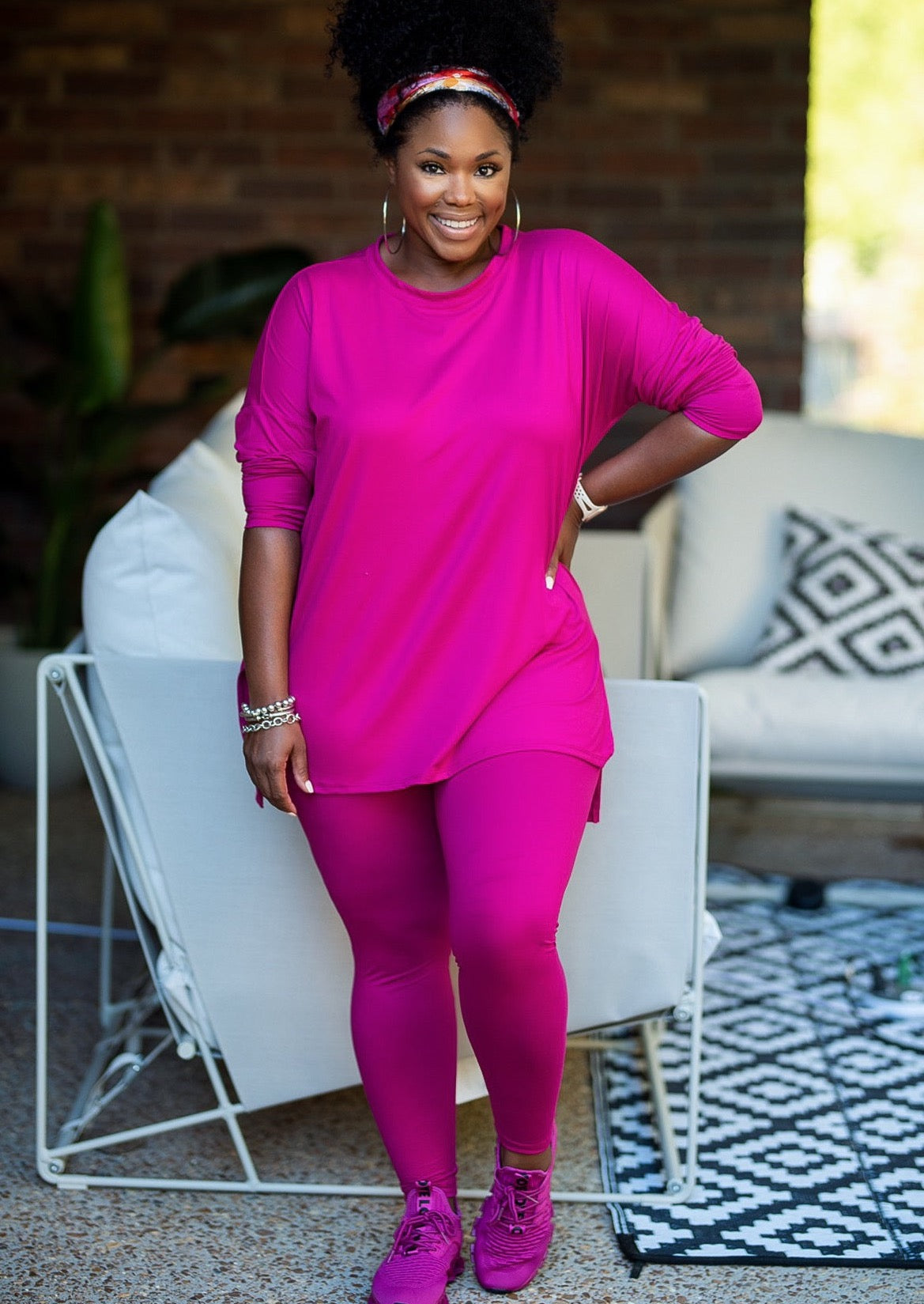 Ena | 2 Piece Set {Magenta}