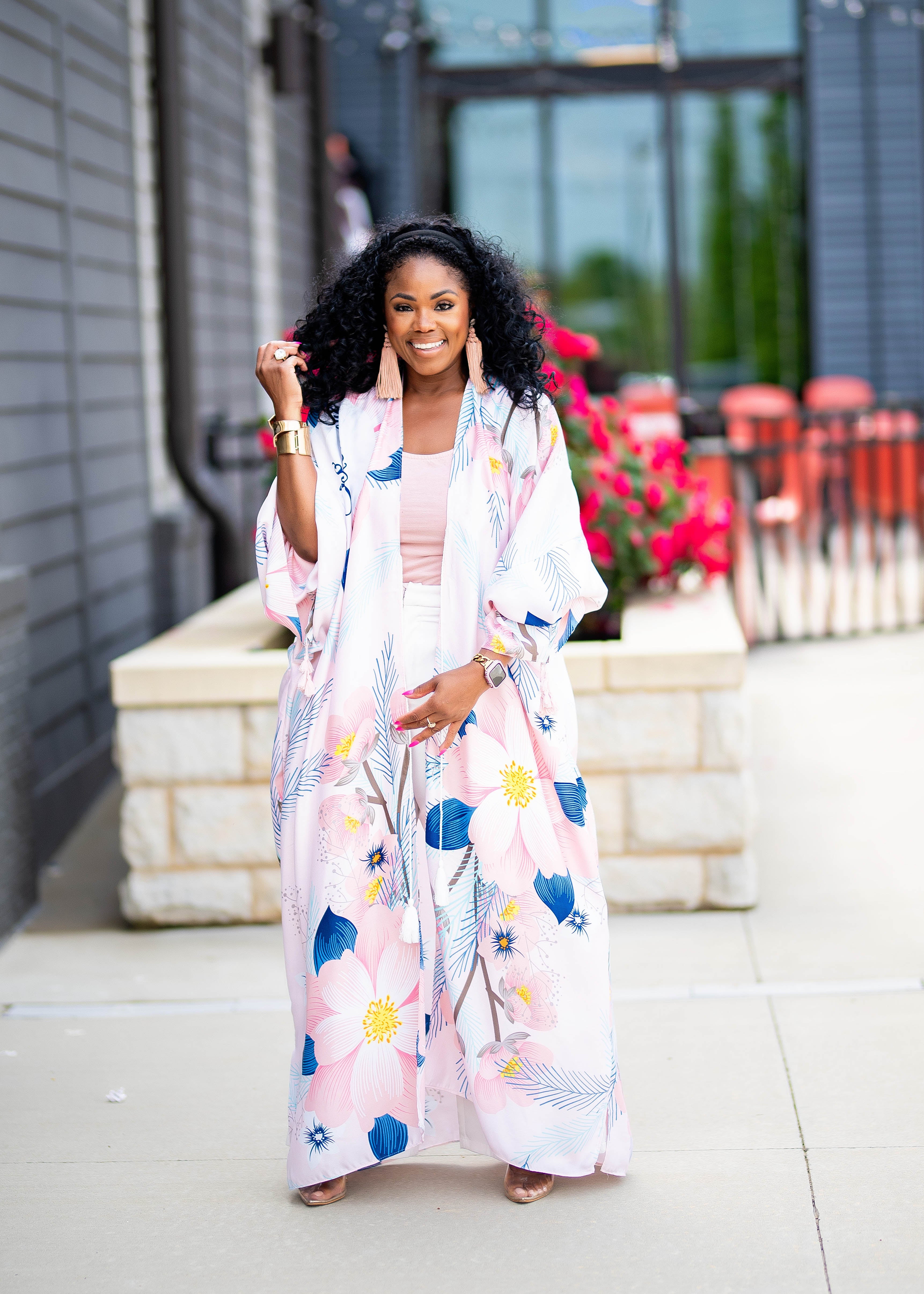 Fergie | Cotton Style Kimono {Sweet Magnolias} PLEASE READ DESCRIPTION