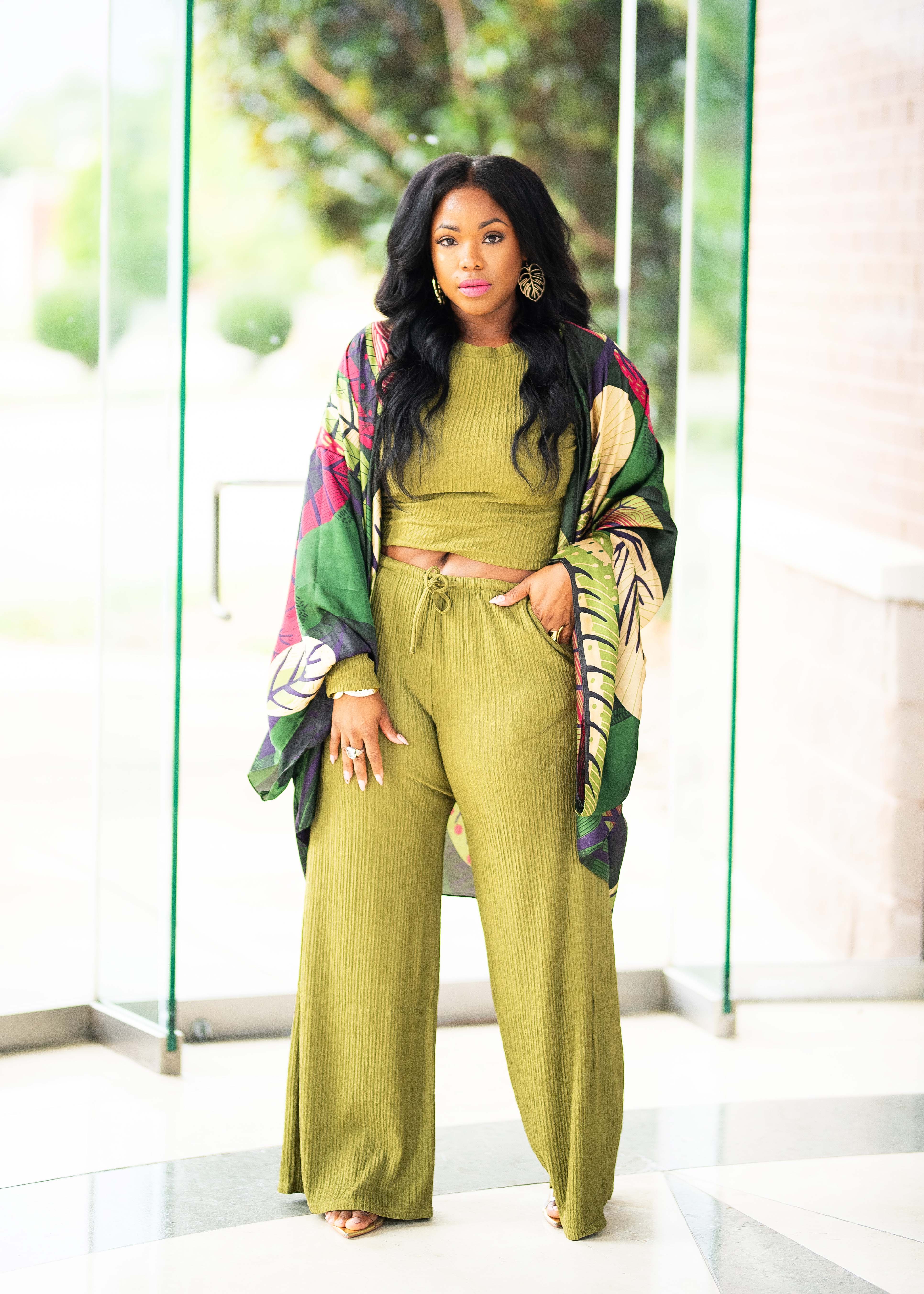 Shawny | 2 Piece Set {Olive Green} PLEASE READ DESCRIPTION