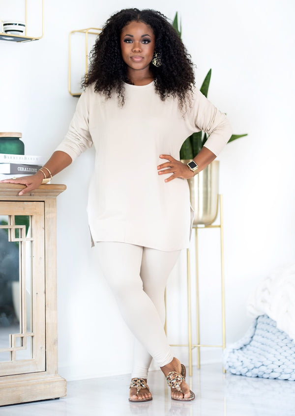 Ena | 2 Piece Set {Sand}
