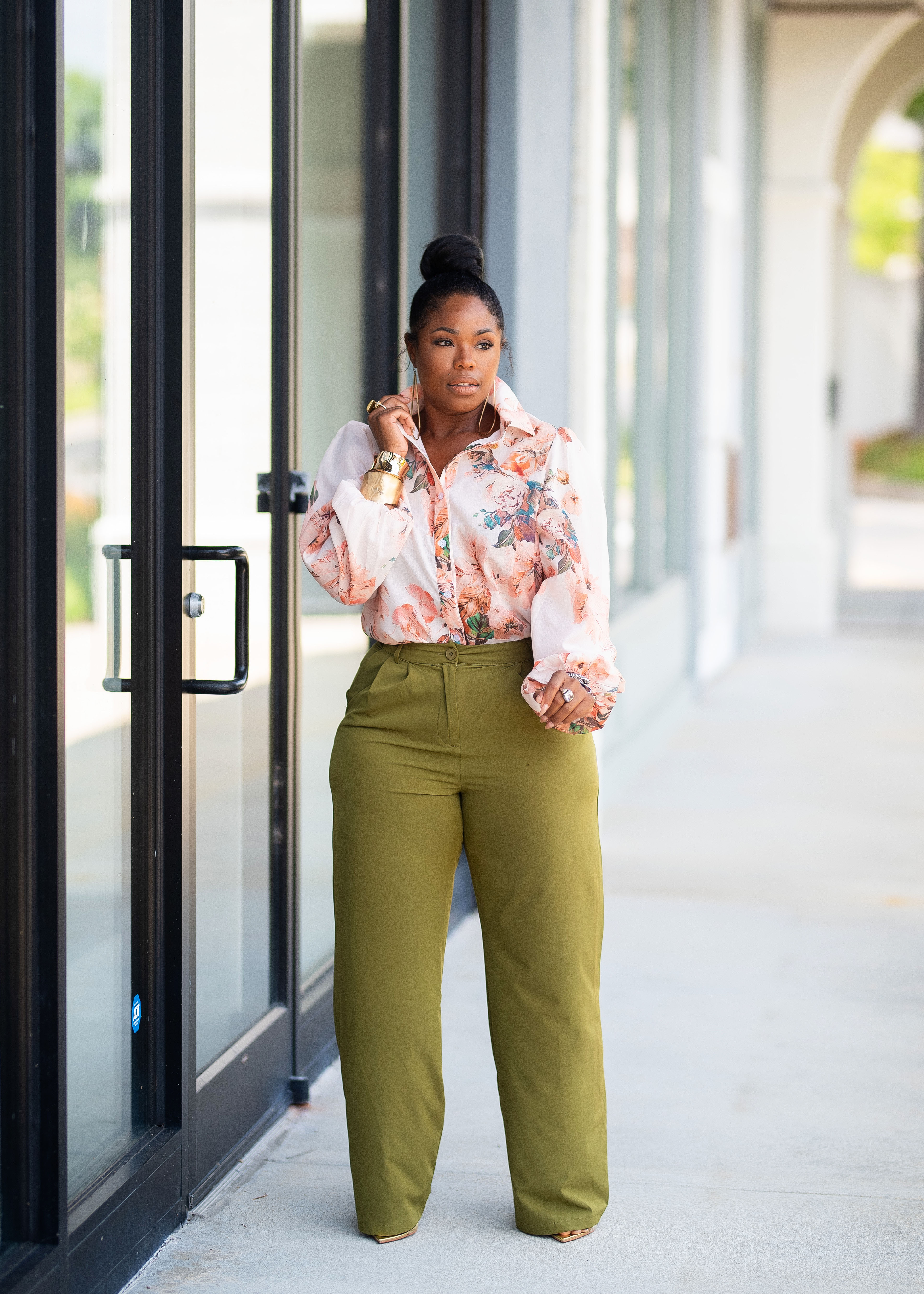 Kali | Floral Top {Cream} Please read description and shipping times
