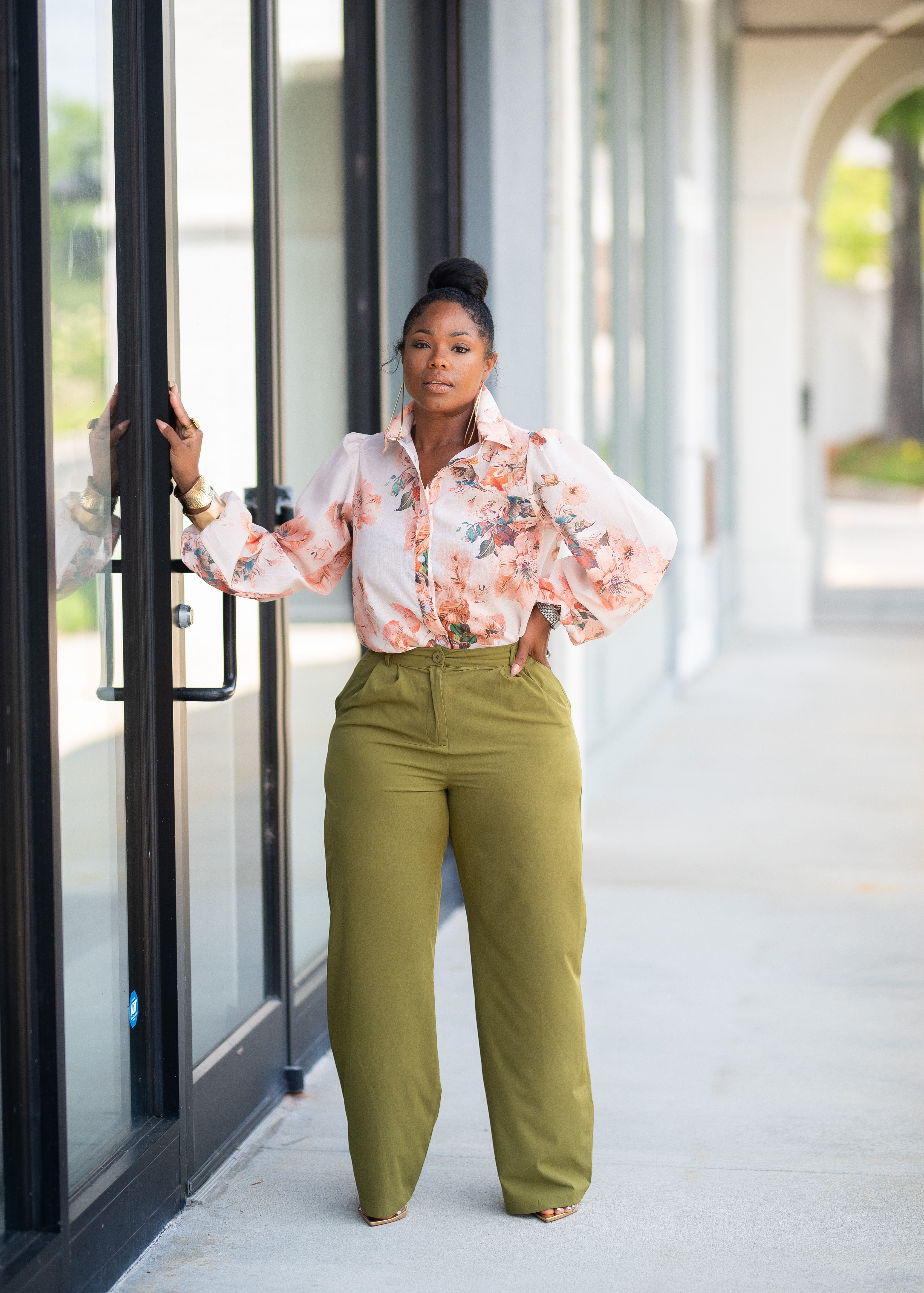 Kali | Floral Top {Cream} Please read description and shipping times
