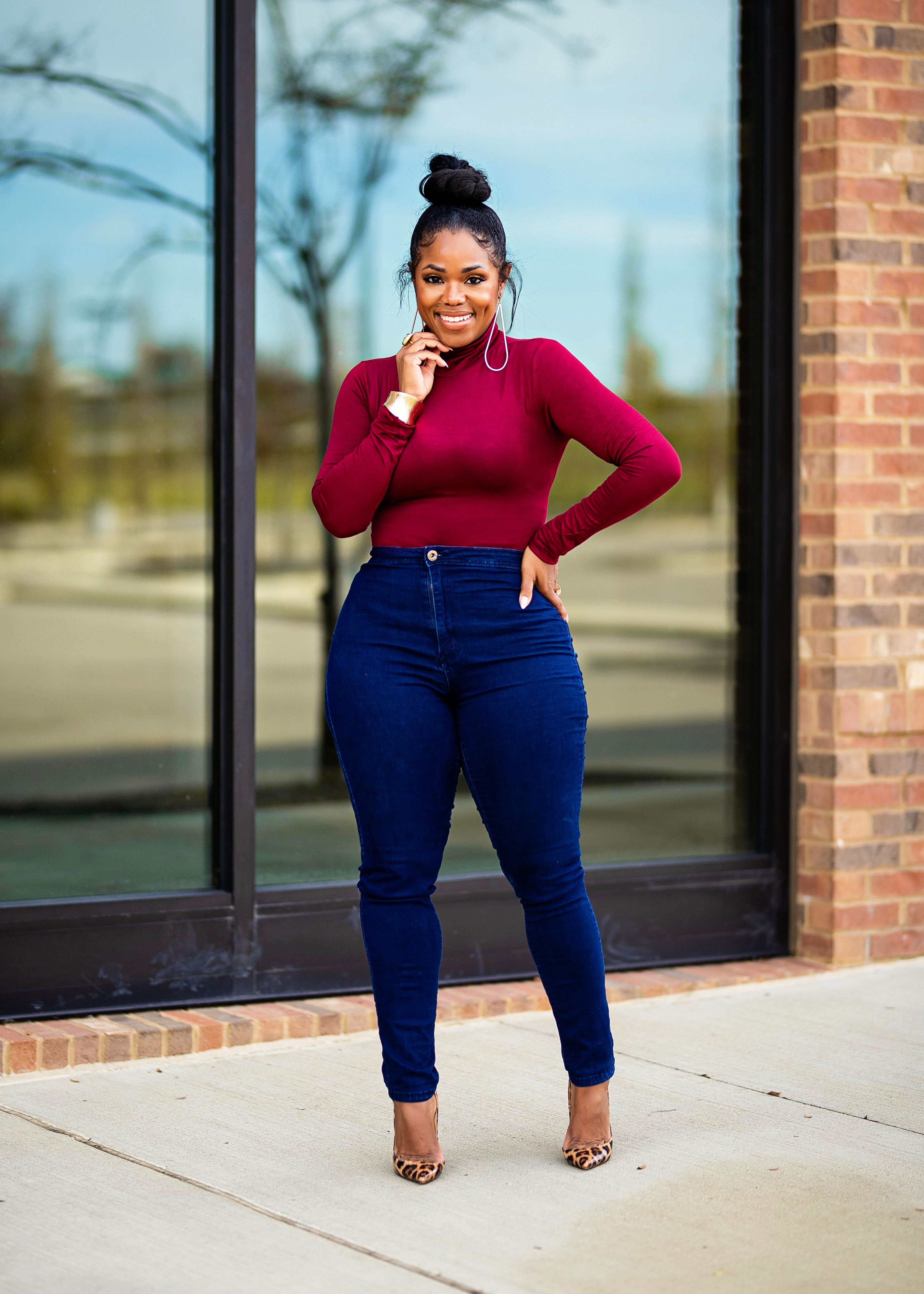 Kofi | Turtleneck {Burgundy} PLEASE READ DESCRIPTION