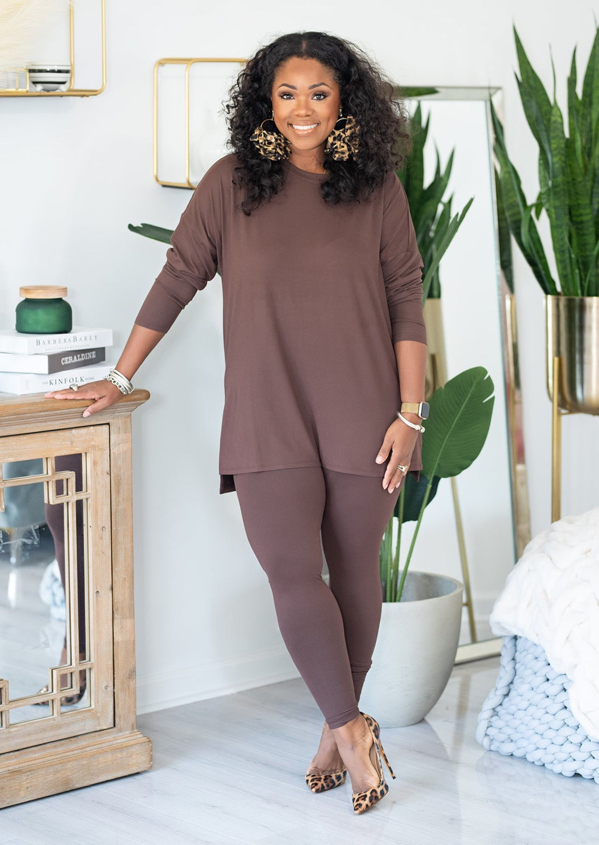 Ena | 2 Piece Set {Deep Brown}