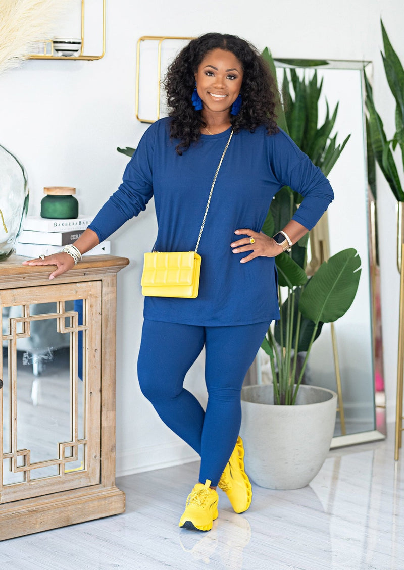 Ena | 2 Piece Set {Navy}