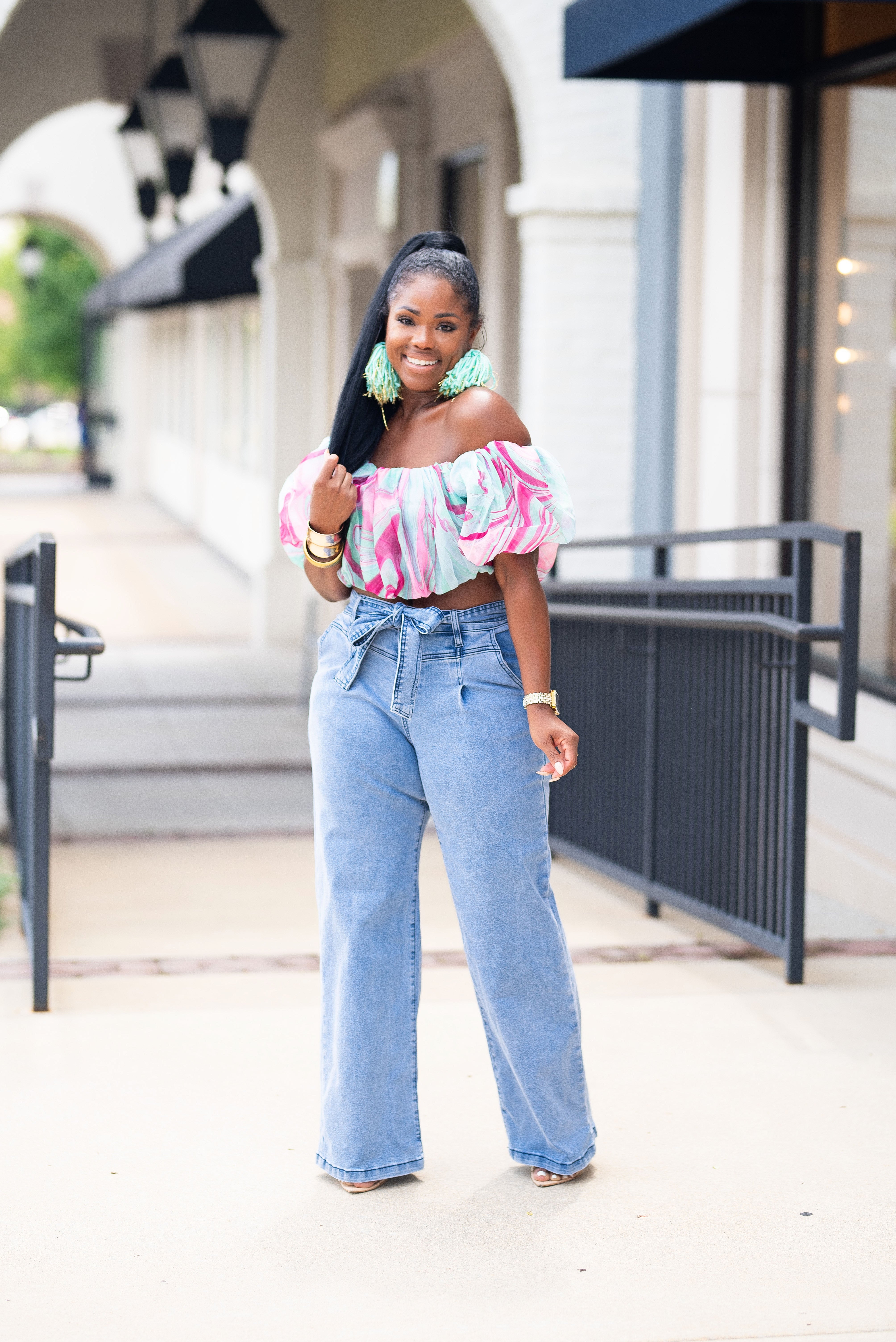 Jennifer | Waist Tie Jeans {Medium Wash} PLEASE READ DESCRIPTION AND NOTE SHIPPING TIME