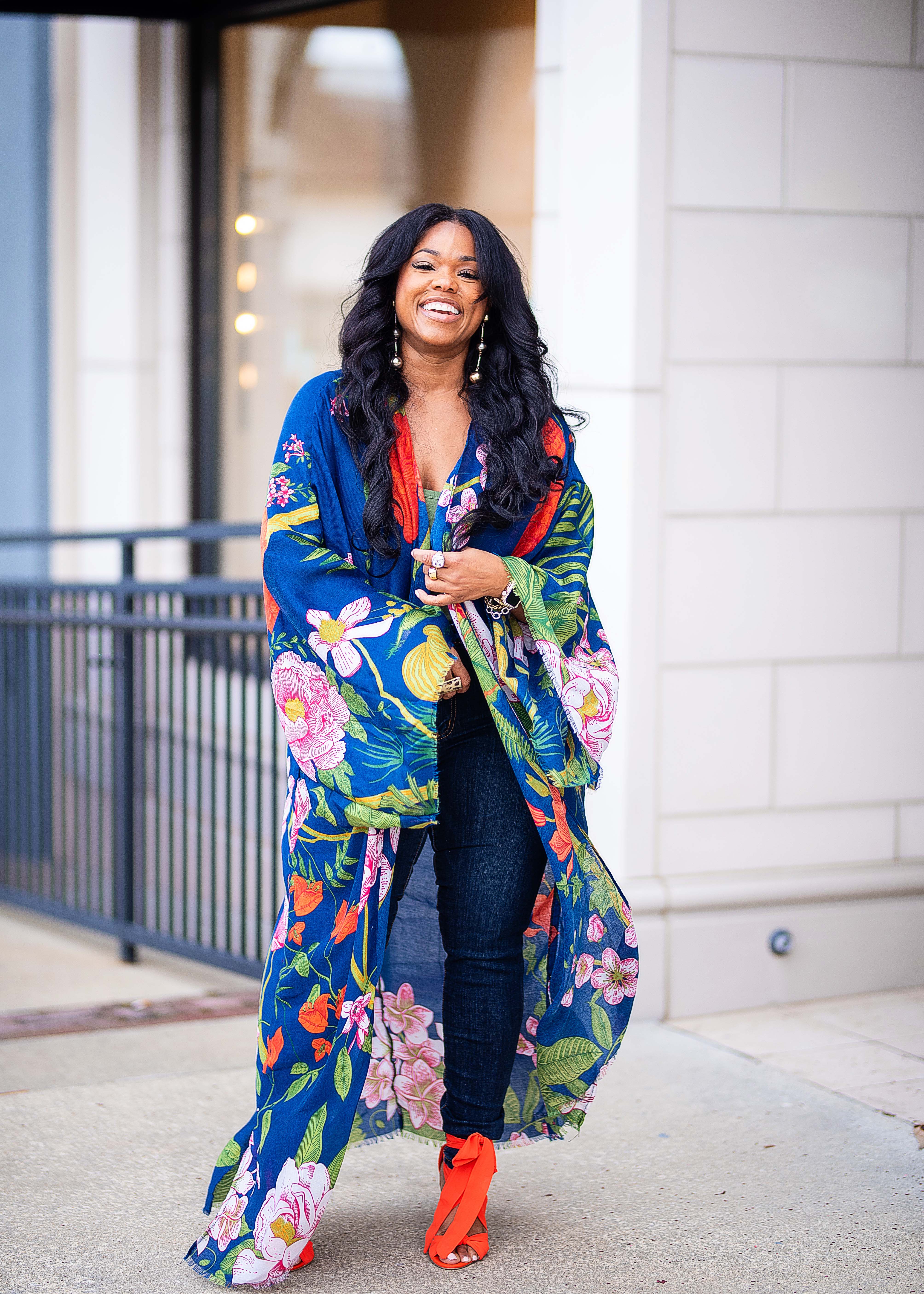 Serina | Lightweight Cotton Style Kimono {Blues} PREORDER | PLEASE READ DESCRIPTION AND SHIPPING TIMES