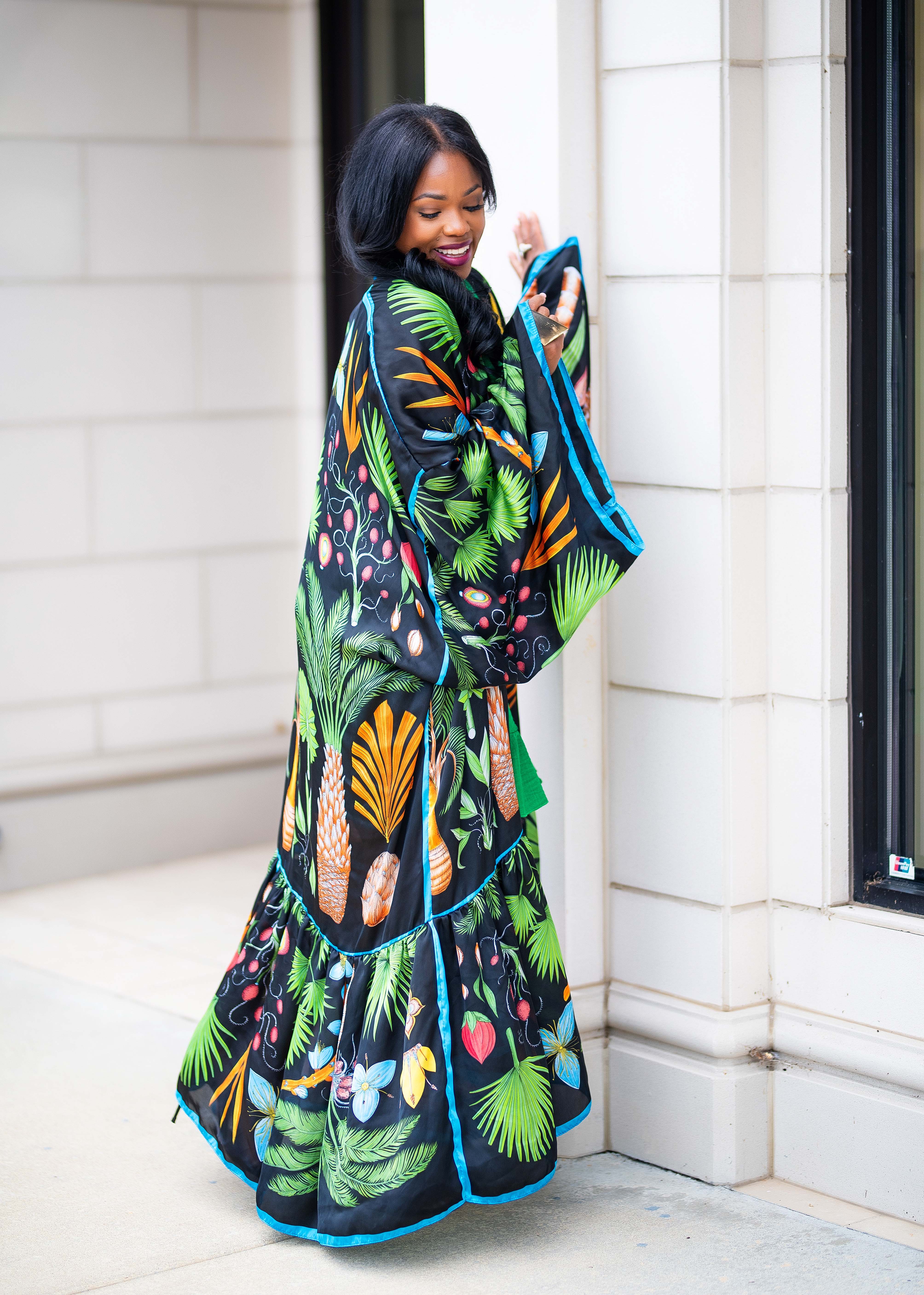 Sylee | Ruffle Kimono {Pineapple} PLEASE READ DESCRIPTION