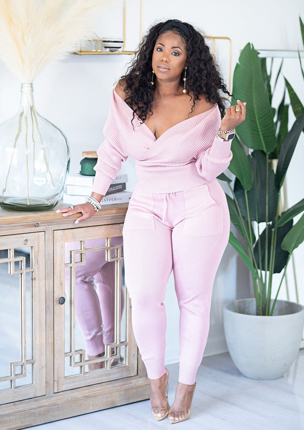 Vivian | Knit Set {Blush}
